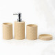 Ceramic Bathroom Set - 4 Pcs